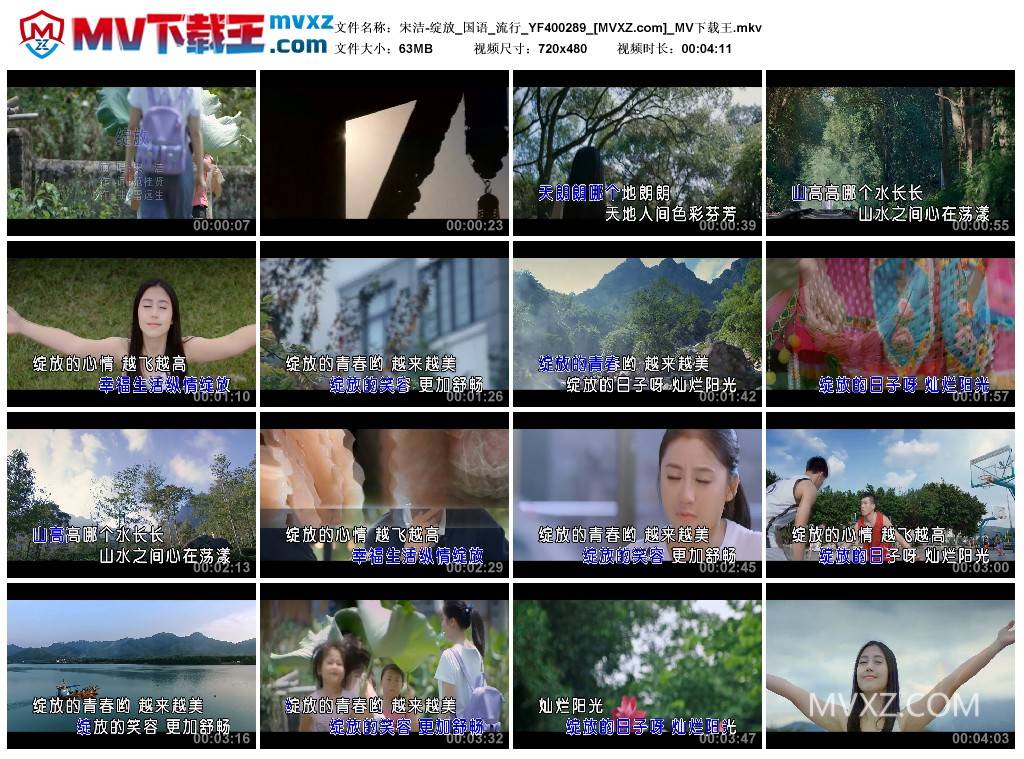 宋洁-绽放_国语_流行_YF400289